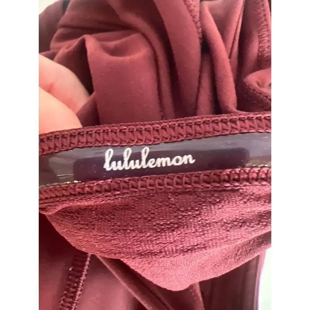 Lululemon Invigorate High-Rise Tight Burgundy